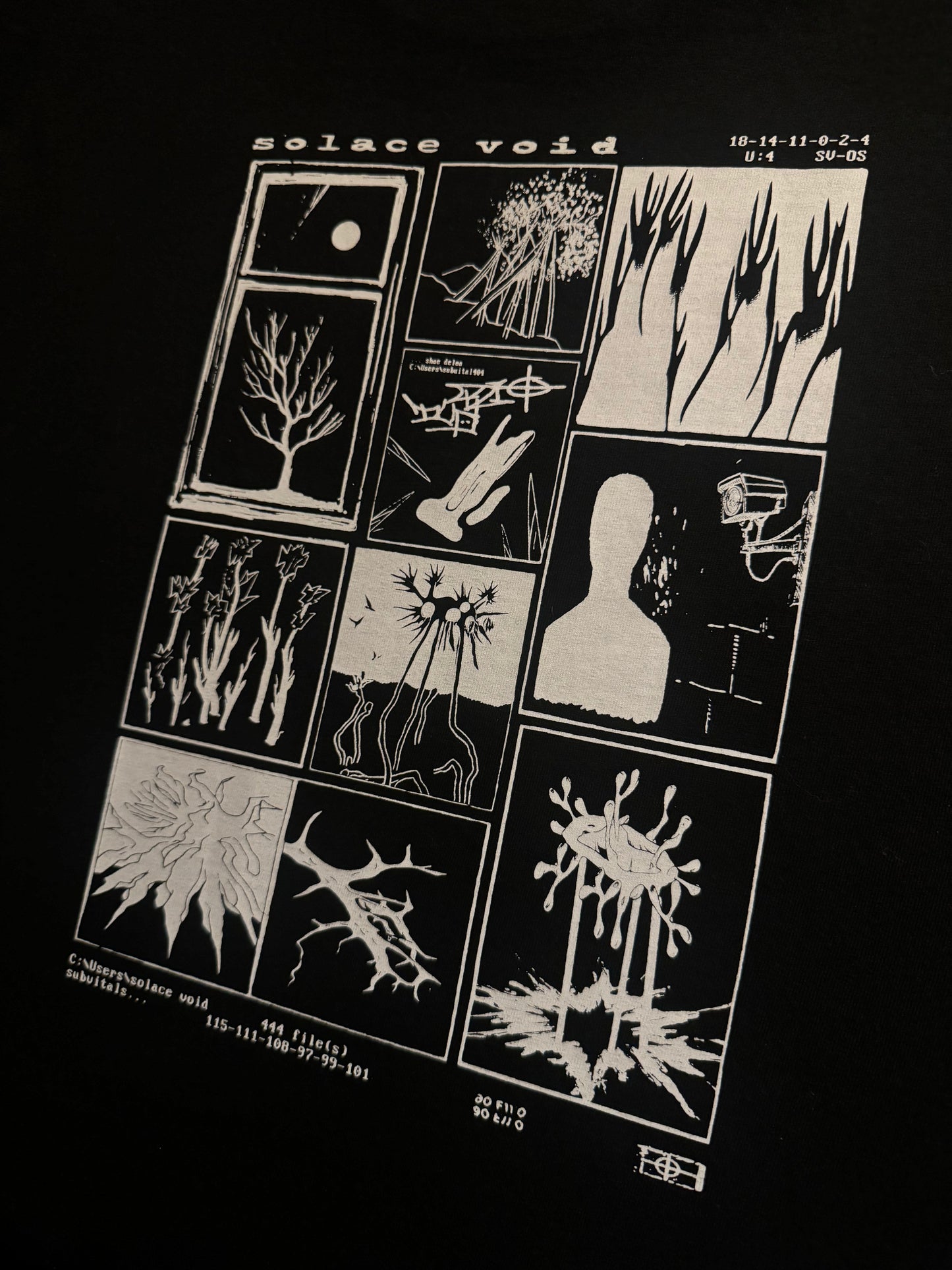 black solace void tee