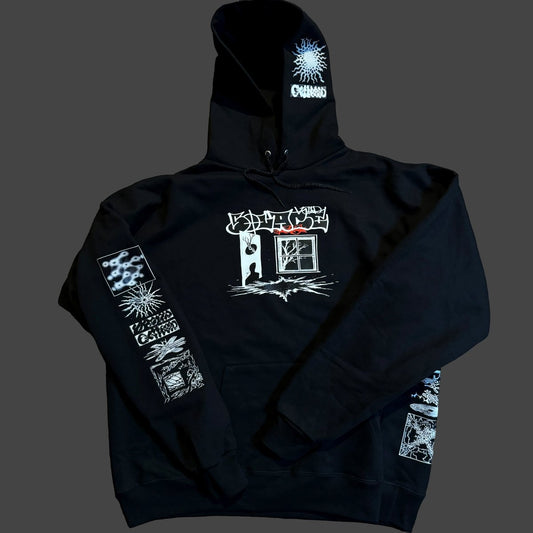 black solace void hoodie - solace void