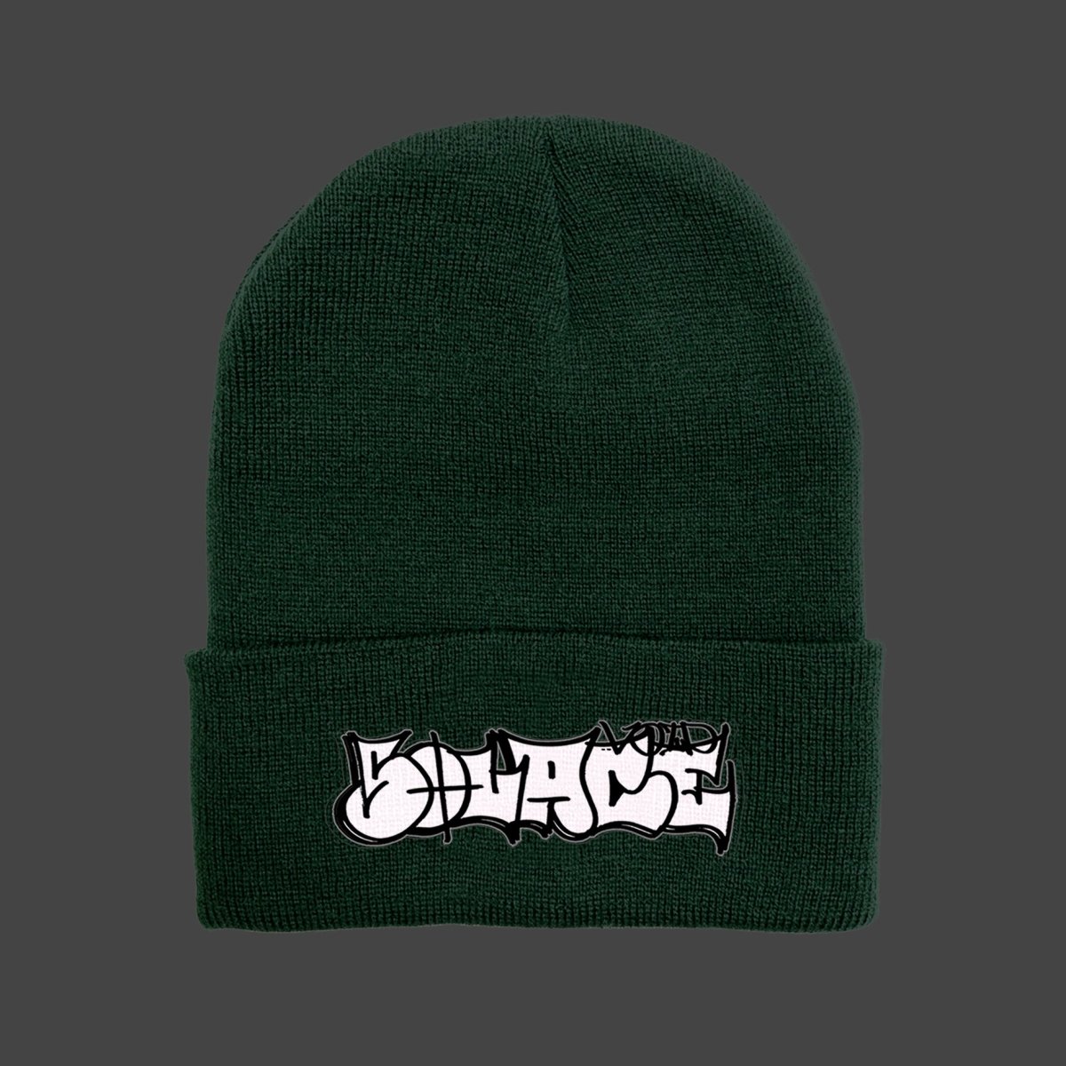 forest green solace void beanie - solace void