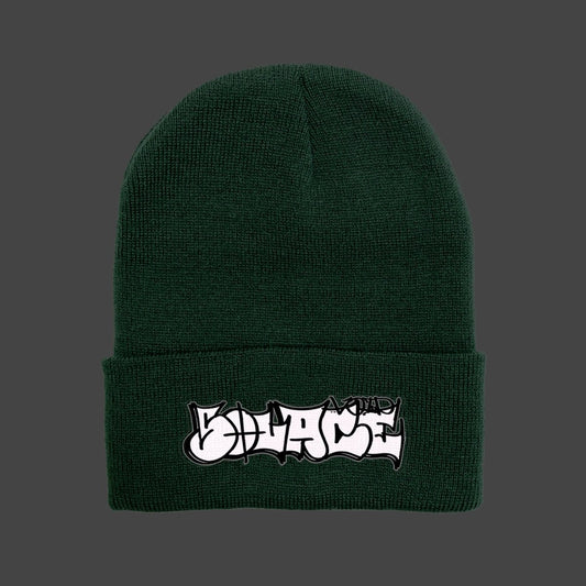 forest green solace void beanie - solace void