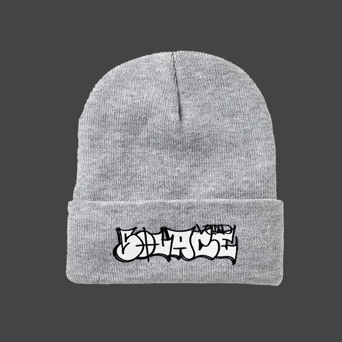 grey solace void beanie - solace void