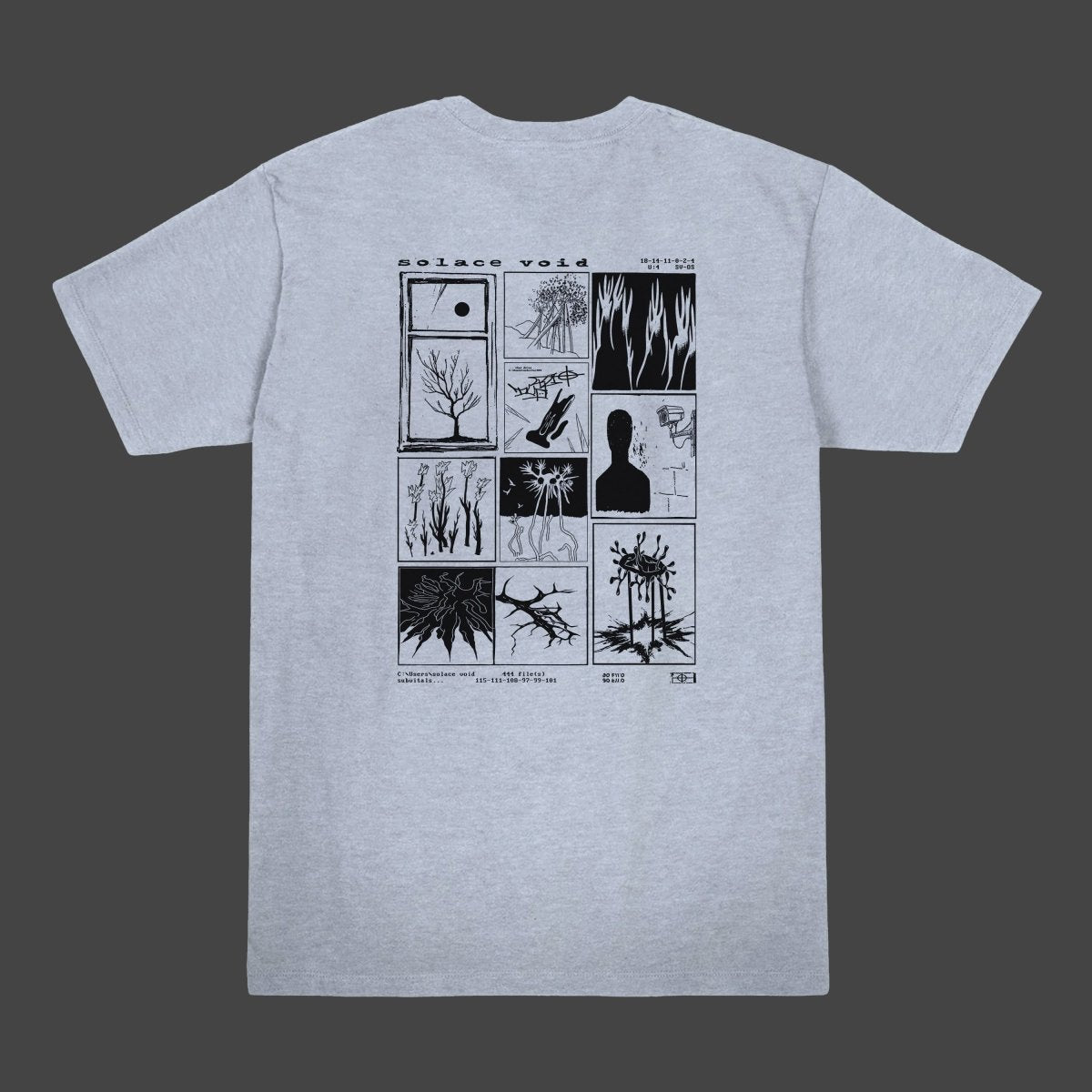 grey solace void tee - solace void