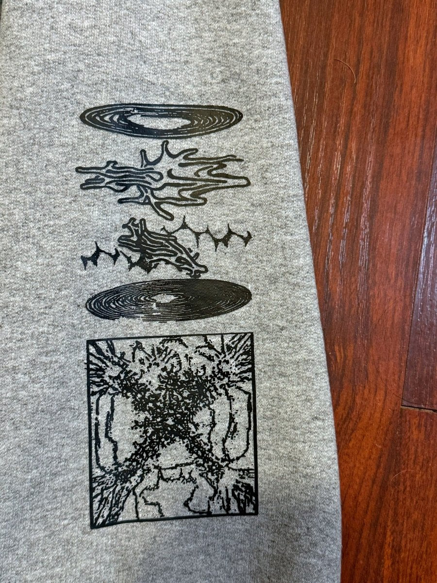 light grey solace void hoodie - solace void