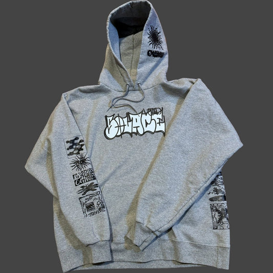 light grey solace void hoodie - solace void