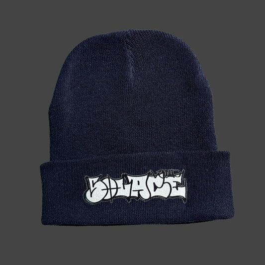 navy blue solace void beanie - solace void