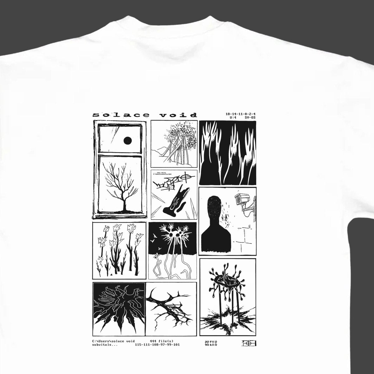 white solace void longsleeve - solace void