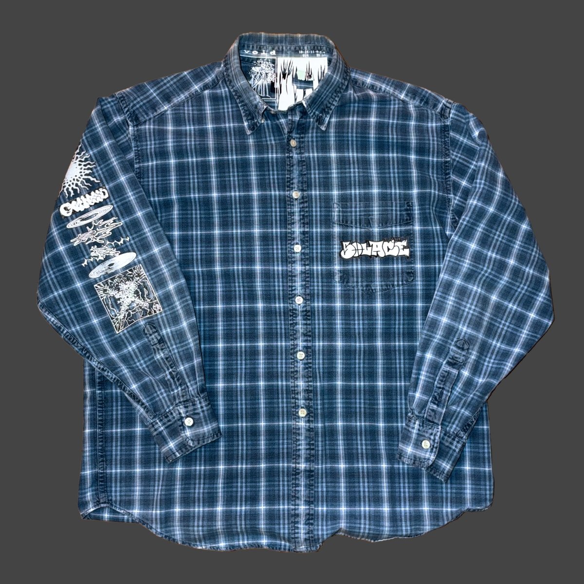 1 of 1 cotton flannel - LARGE - solace void