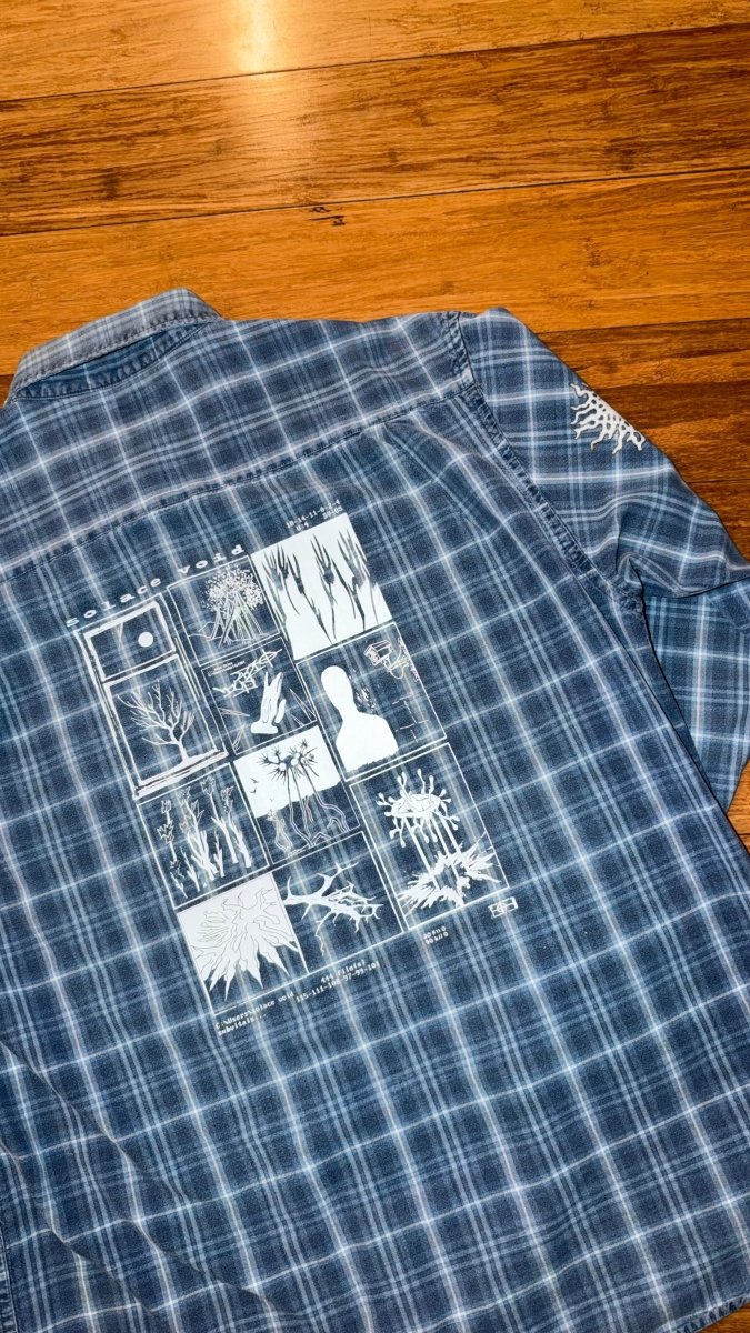 1 of 1 cotton flannel - LARGE - solace void