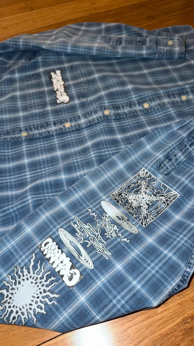 1 of 1 cotton flannel - LARGE - solace void