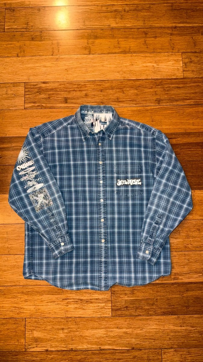 1 of 1 cotton flannel - LARGE - solace void